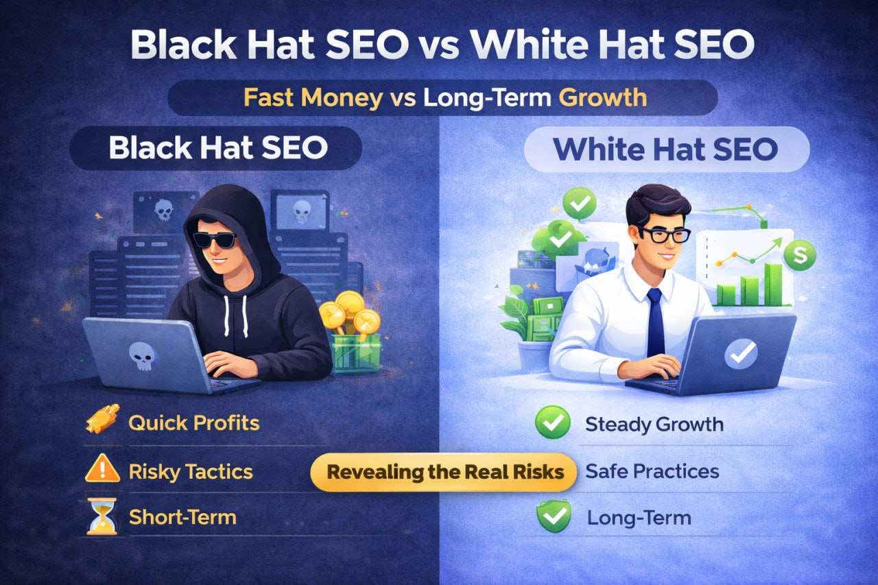 Black Hat SEO vs White Hat SEO