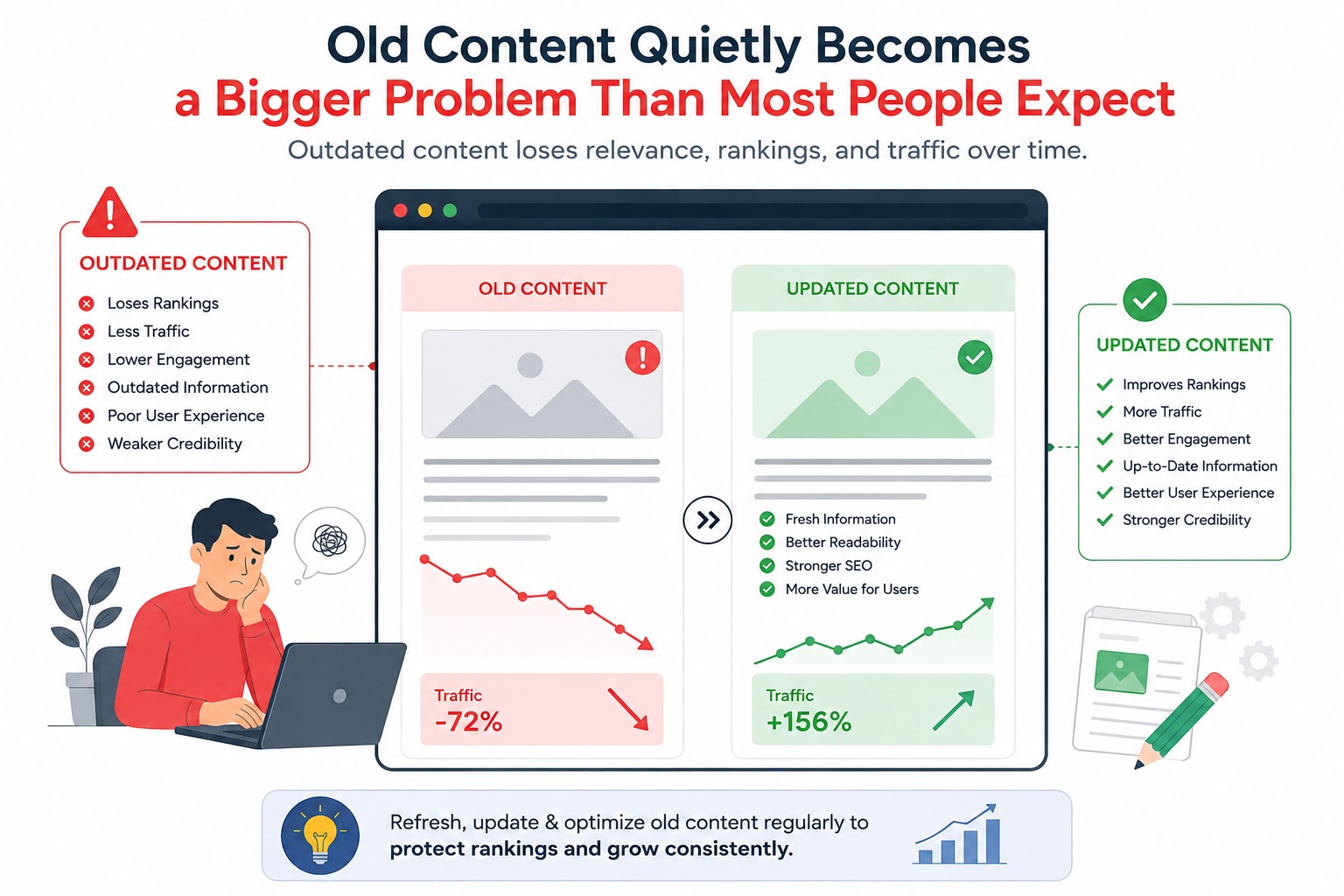 Old Content Quietly Becomes a Bigger Problem Than People Expect